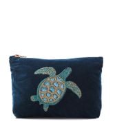 【Elizabeth Scarlett】ジラフ マザー＆ベビー ウォッシュバッグ Elizabeth Scarlett Giraffe Mother & Baby Velvet Wash Bag - Olive