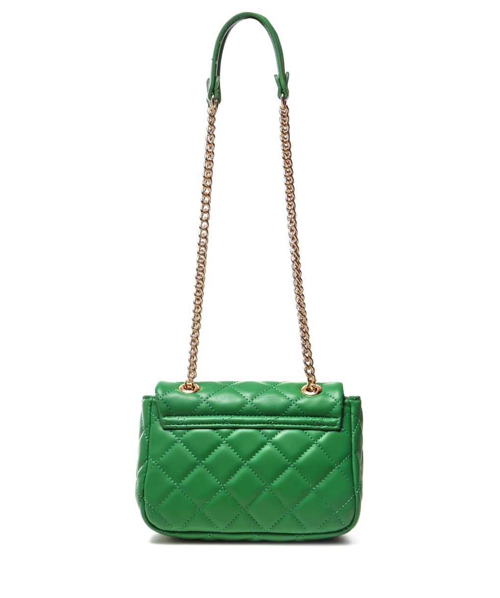 Valentino Bags Green Ocarina Quilted Shoulder Bag | Jules B
