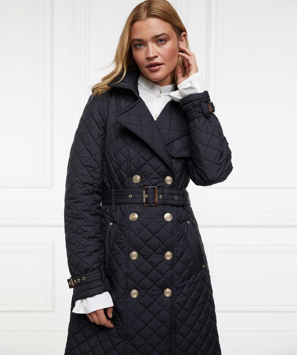 Holland Cooper Enstone Quilted Trench Coat