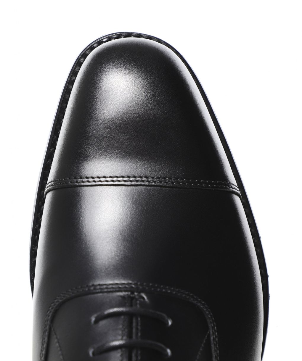 Loake Black Leather Aldwych Oxford Shoes | Jules B