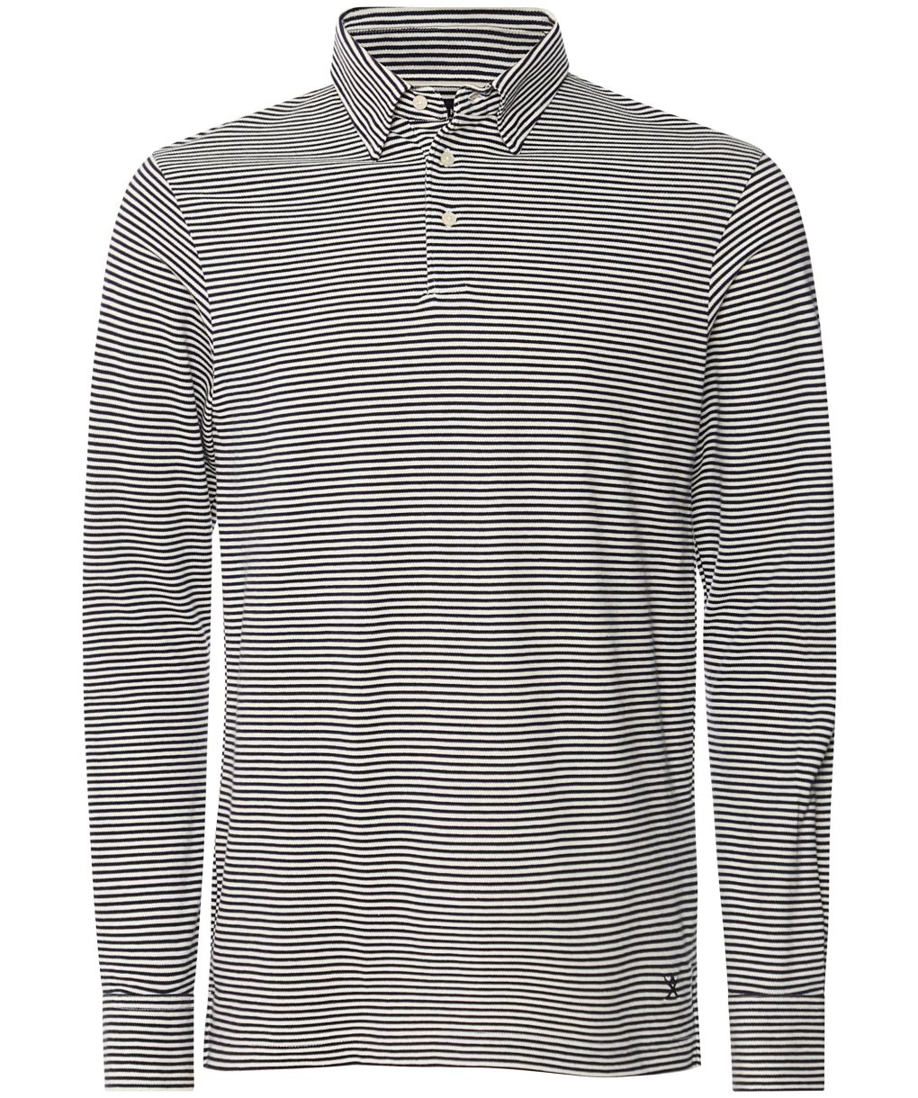 Arrow Long Sleeve Striped Polo Shirt Men's XXL / eaa437038