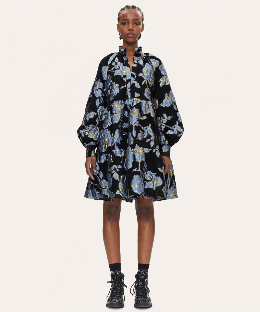 Stine Goya Blue Jasmine Flower Dress | Jules B