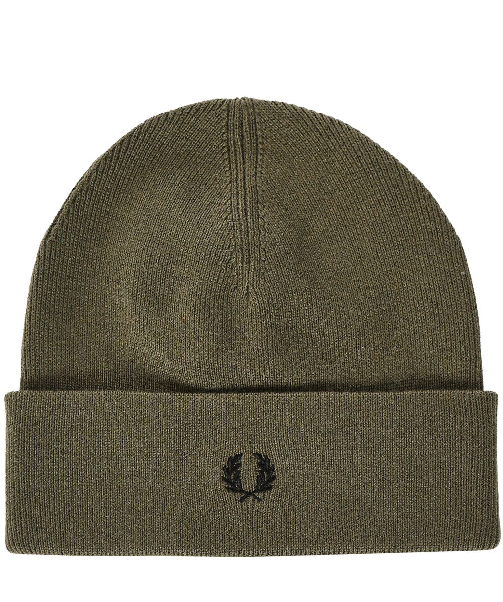 fred perry merino wool beanie