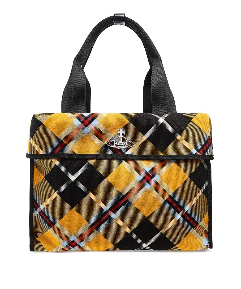 トートバッグ Vivienne Westwood [Vivienne Westwood] Chrissy tartan small b Vivienne Westwood Plaid Tote – Bags