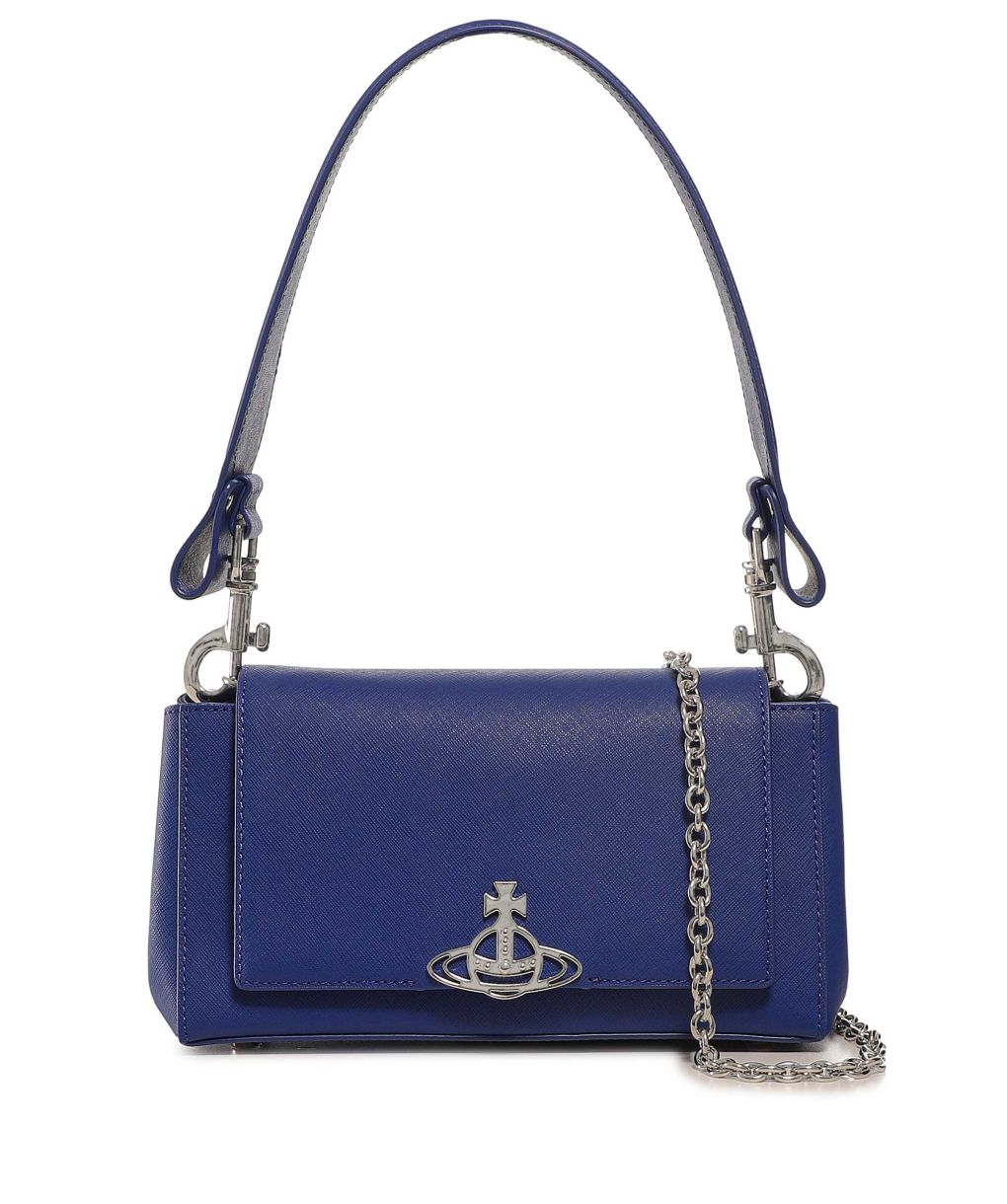 Vivienne Westwood Blue Hazel Medium Handbag | Jules B