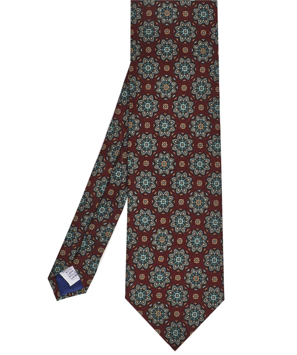 Wool Floral Tie