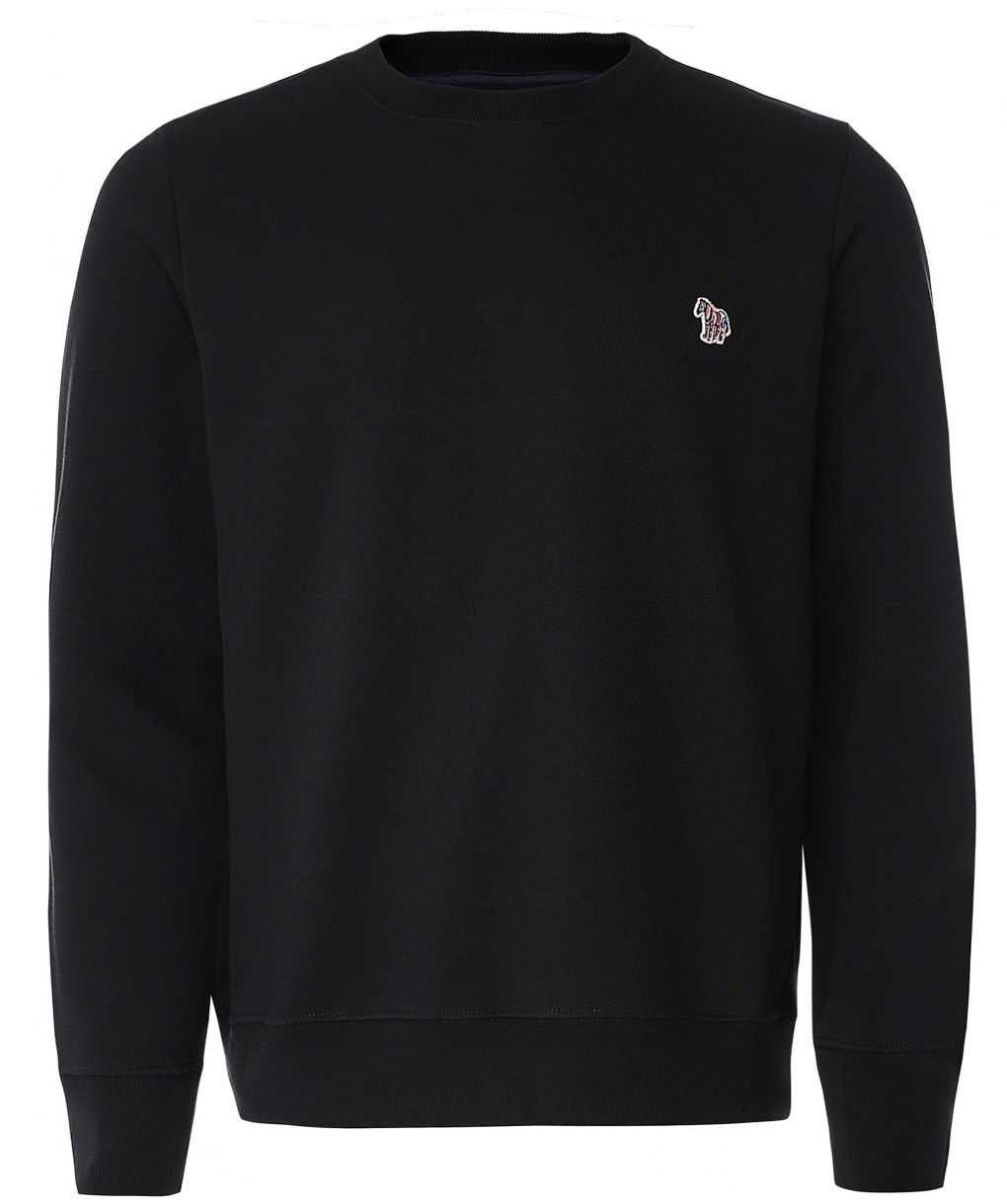 Crew Neck Zebra Sweatshirt