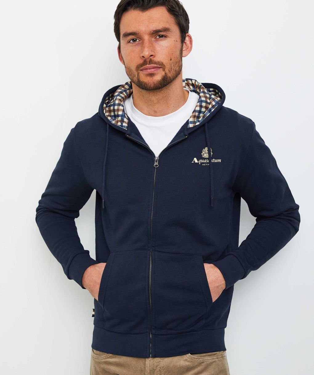 Merino Hoodies Aquascutum Hoodie Aquascutum Club Check Merino