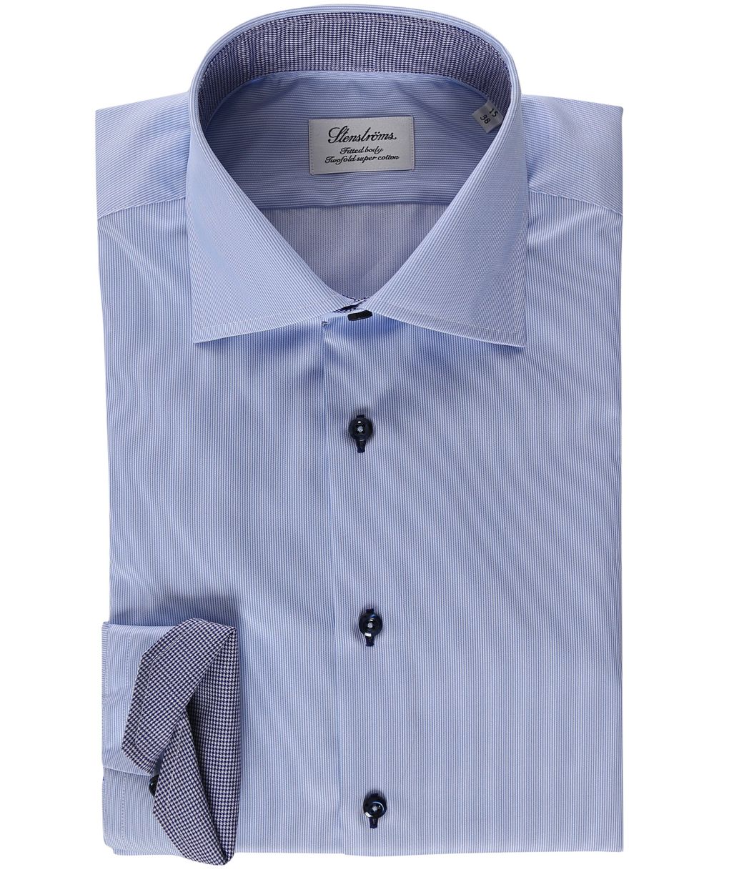 Fitted Body Pinstripe Shirt