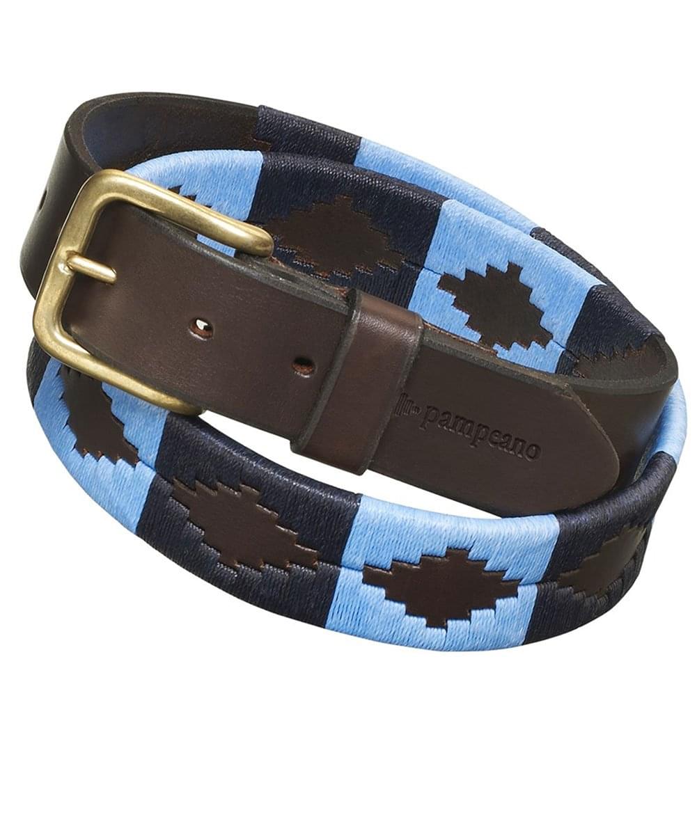Leather Azules Polo Belt