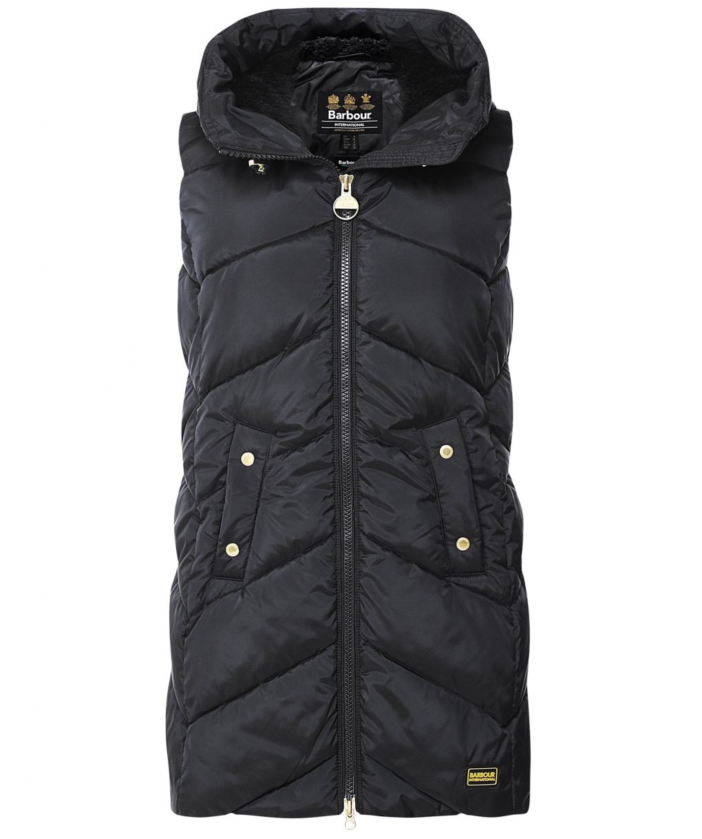 Barbour International Black Aberdare Gilet | Jules B