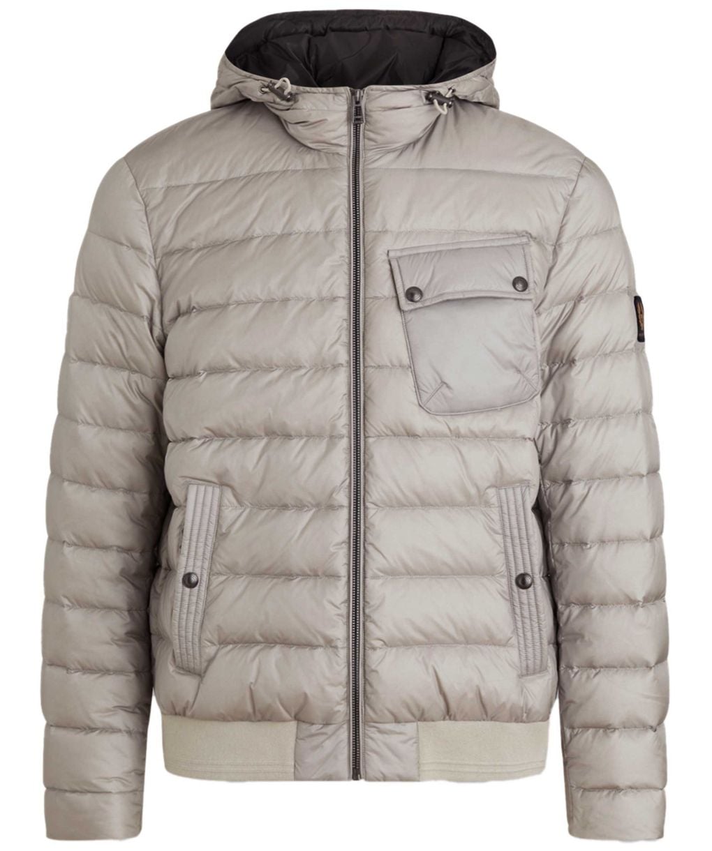 Belstaff Grey Down Streamline Jacket