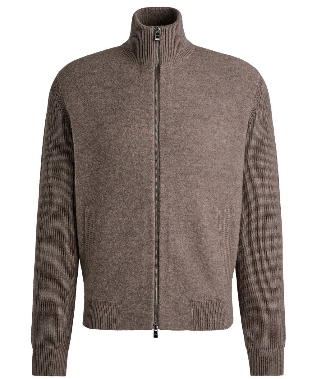 BOSS Cotton Wool H-Emeraviglio Cardigan