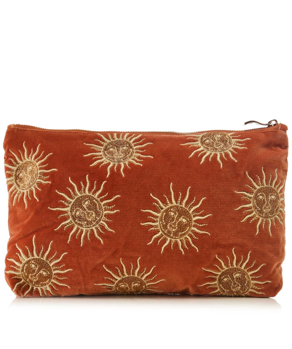 Elizabeth Scarlett Orange Sun Goddess Everyday Pouch | Jules B