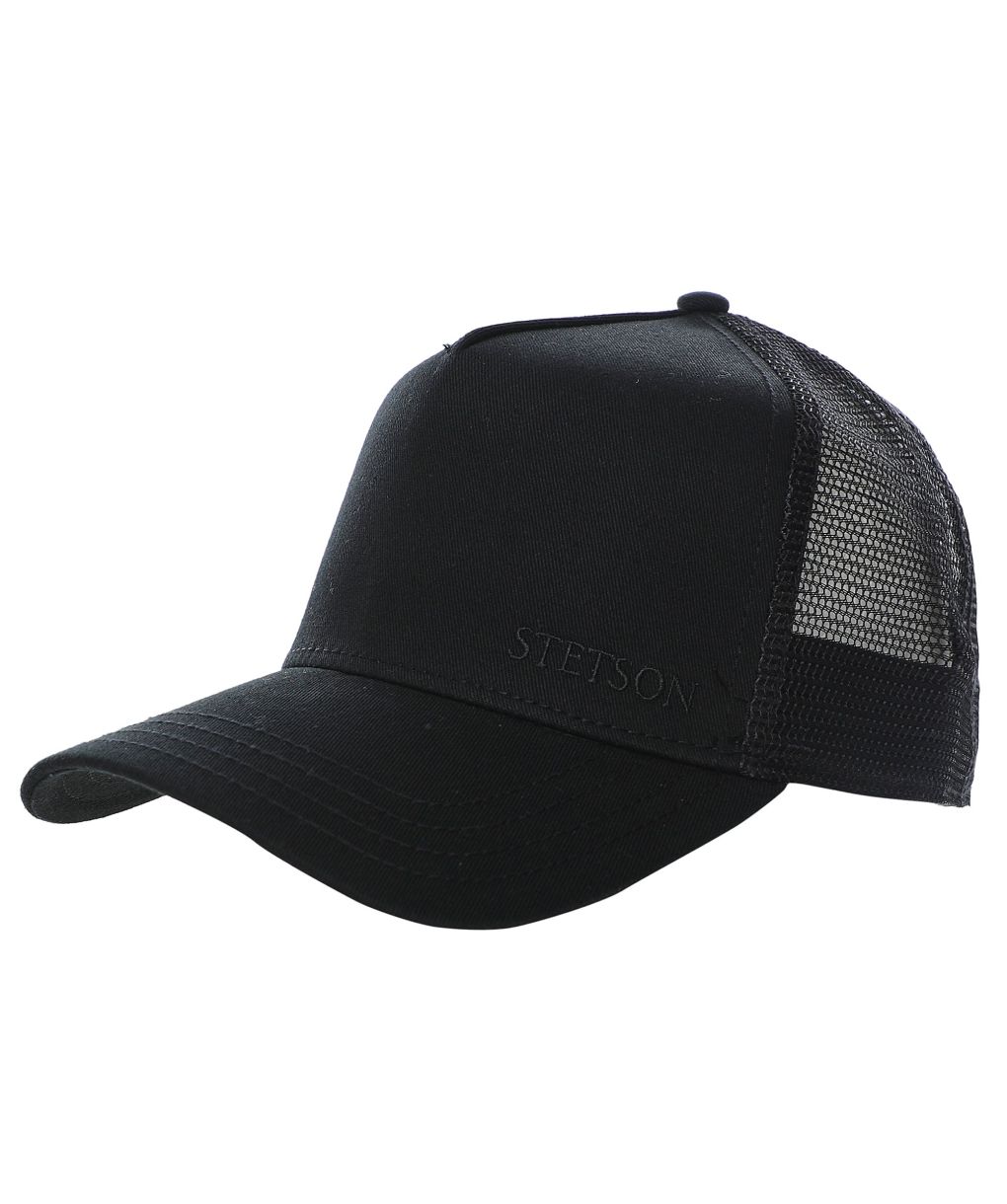 Stetson Camp Logo Pet Heren - strapback cap baseballpet voor Zomer/Winter - One Size blauw