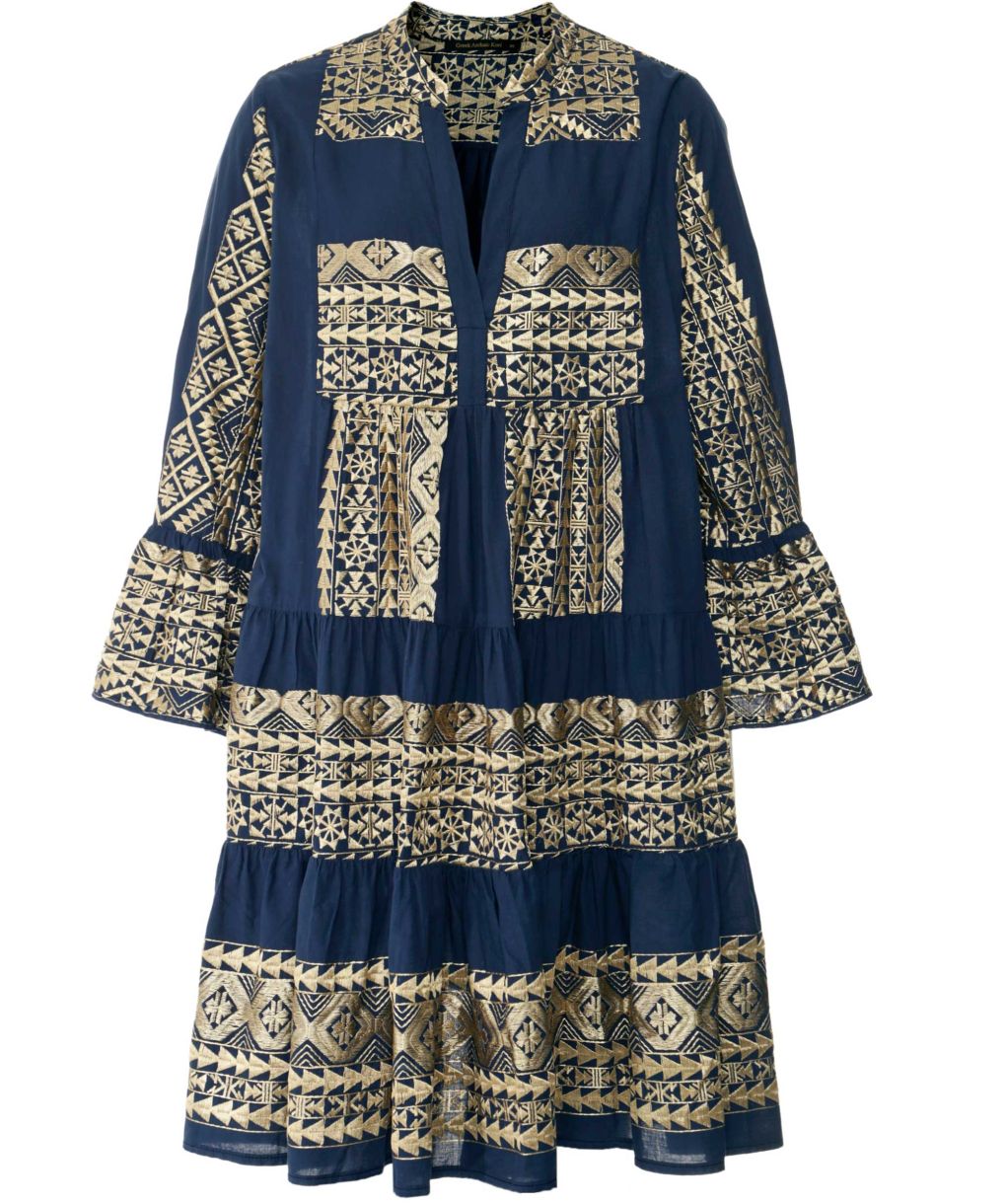 Greek Archaic Kori Classic Triangle Mini Dress