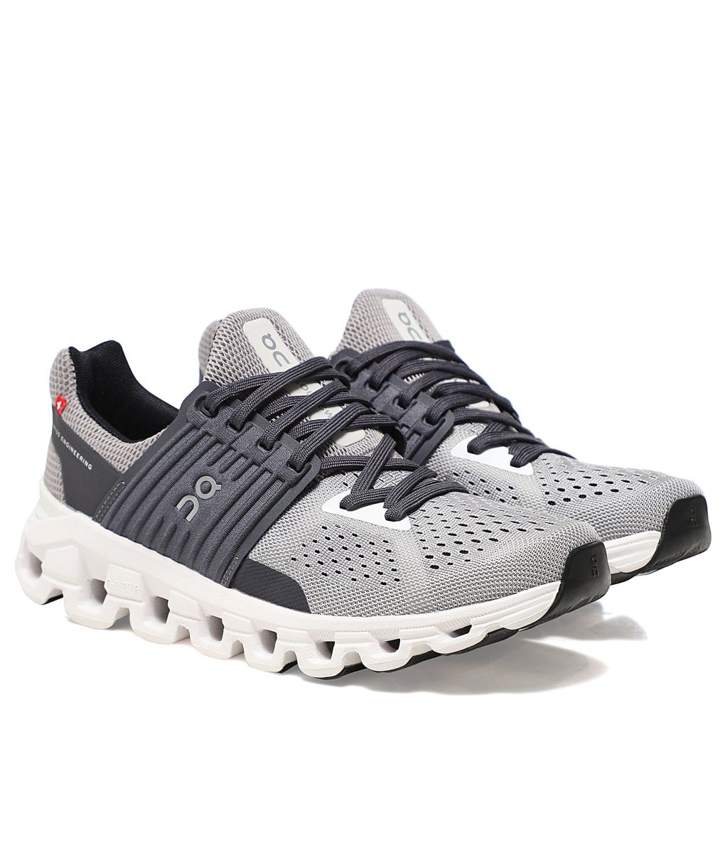 On Running Kids Cloudswift Trainers in Grey