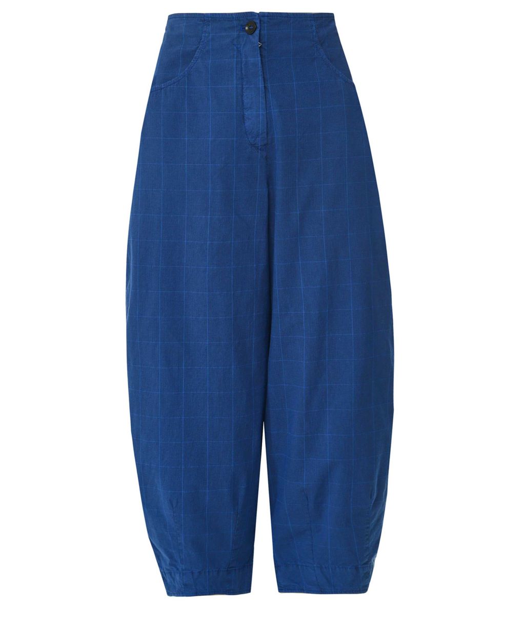 OSKA Cotton Barrel Leg Trousers
