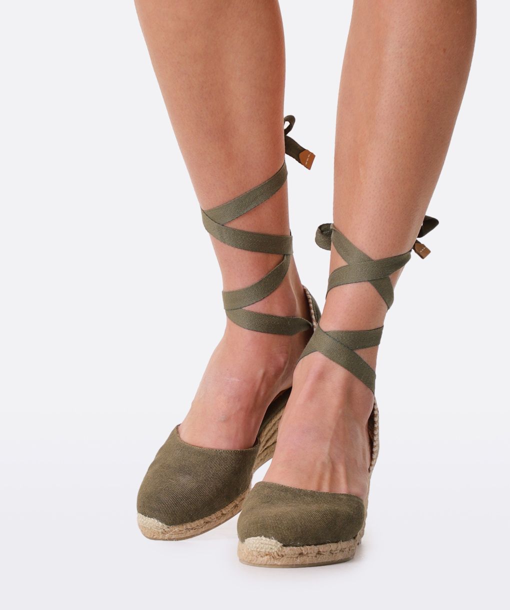 Castaner Carina Canvas Wedge Espadrilles Jules B