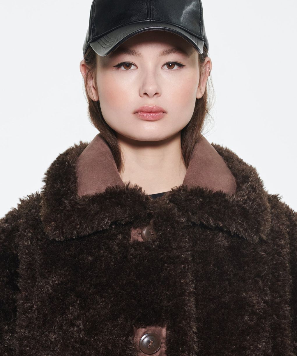 Stand Studio Reversible Faux Shearling Samira Coat | Jules B