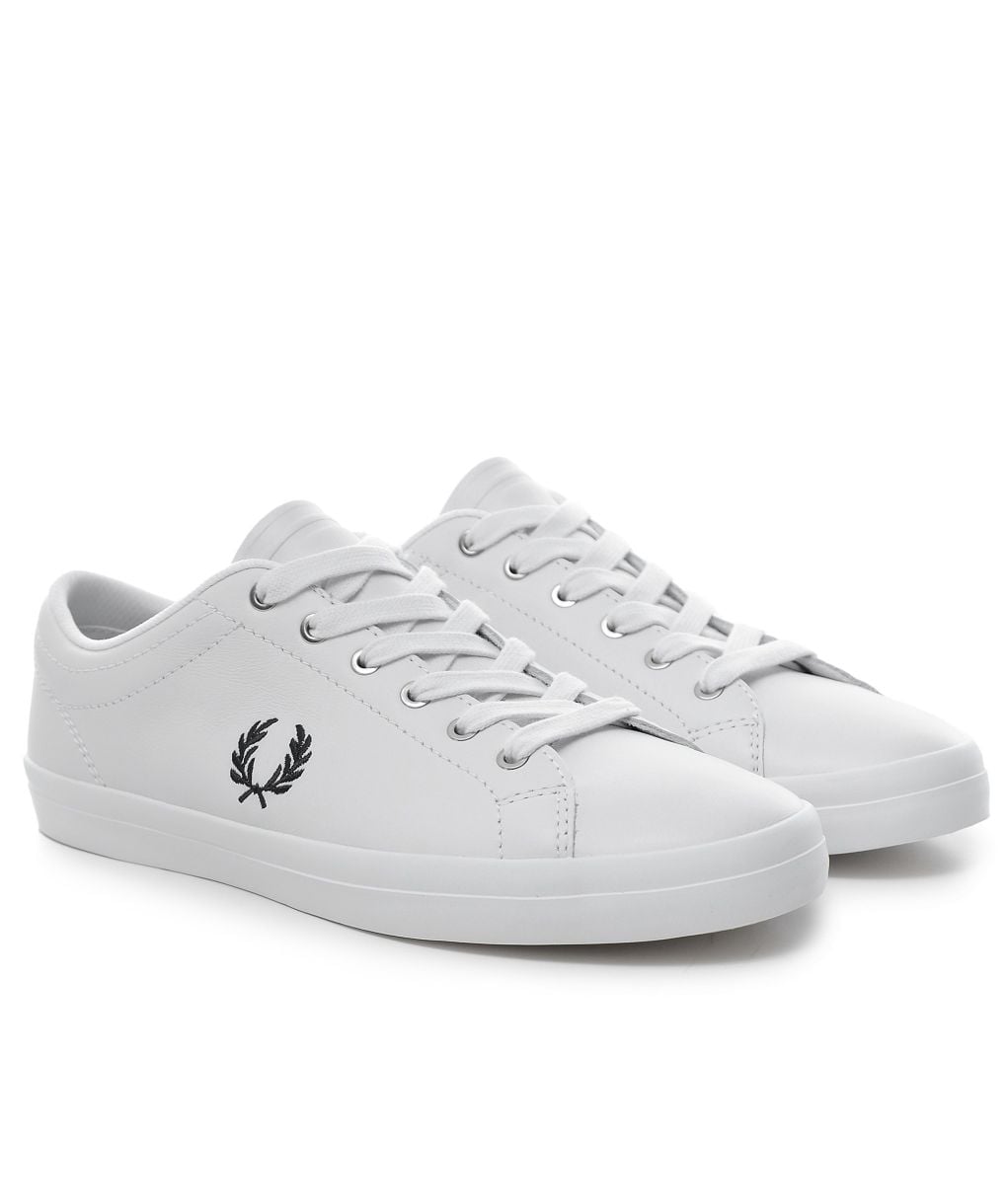 Leather Sneakers Fred Perry Baseline Trainers Fred Perry White