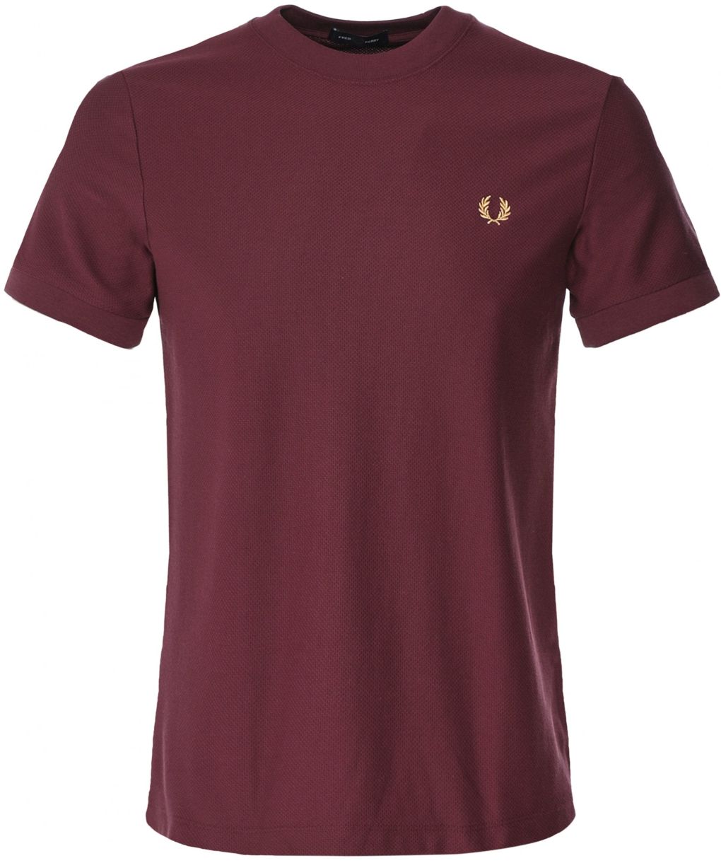 【別注】FRED PERRY / Reluxed Pique Tシャツ　RED FRED PERRY tシャツ 「別注」FRED / Reluxed Pique T-shirt