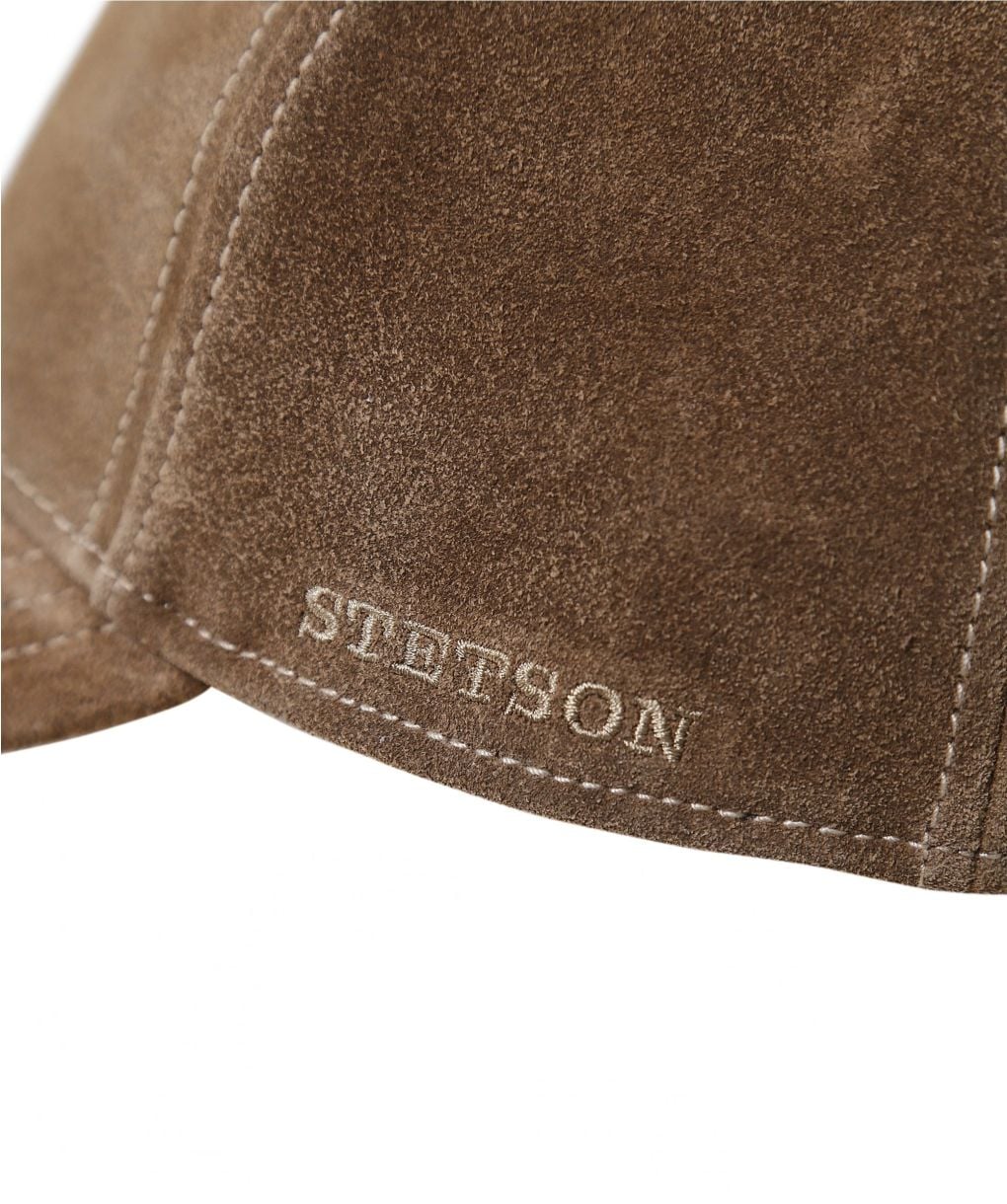 Stetson Brown Calf Leather Baseball Cap Jules B