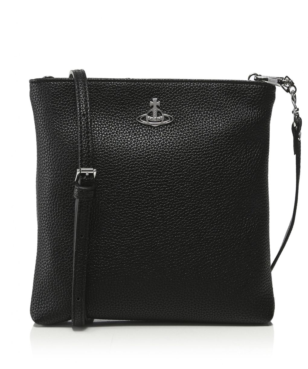 Vivienne Westwood Black Johanna Vegan Crossbody Bag Jules B