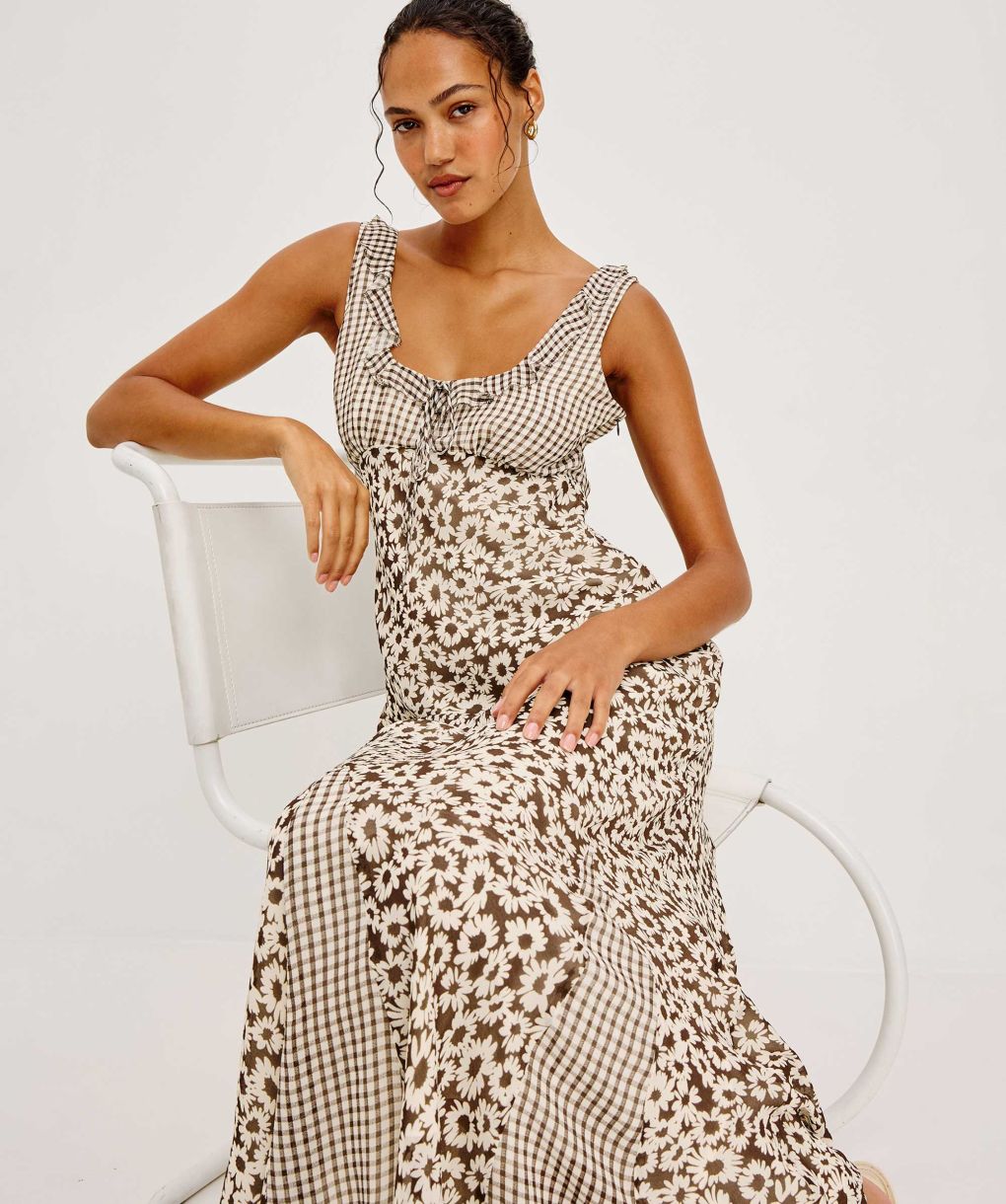 Rails Dahlia Gingham Maxi Dress | Jules B