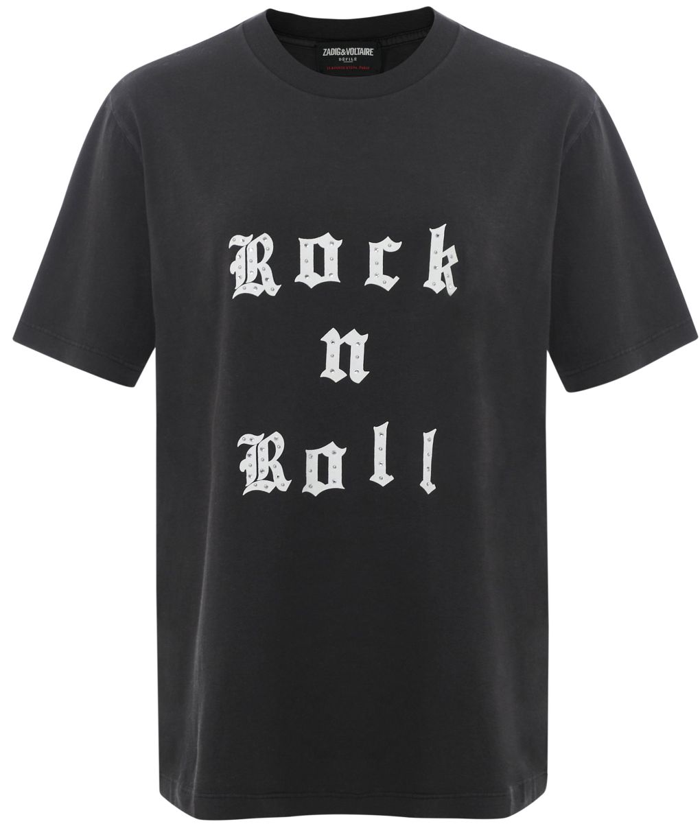 EDWIN ROCK N ROLL STRASS Tシャツ Zadig & Voltaire Edwin Rock N Roll T-Shirt