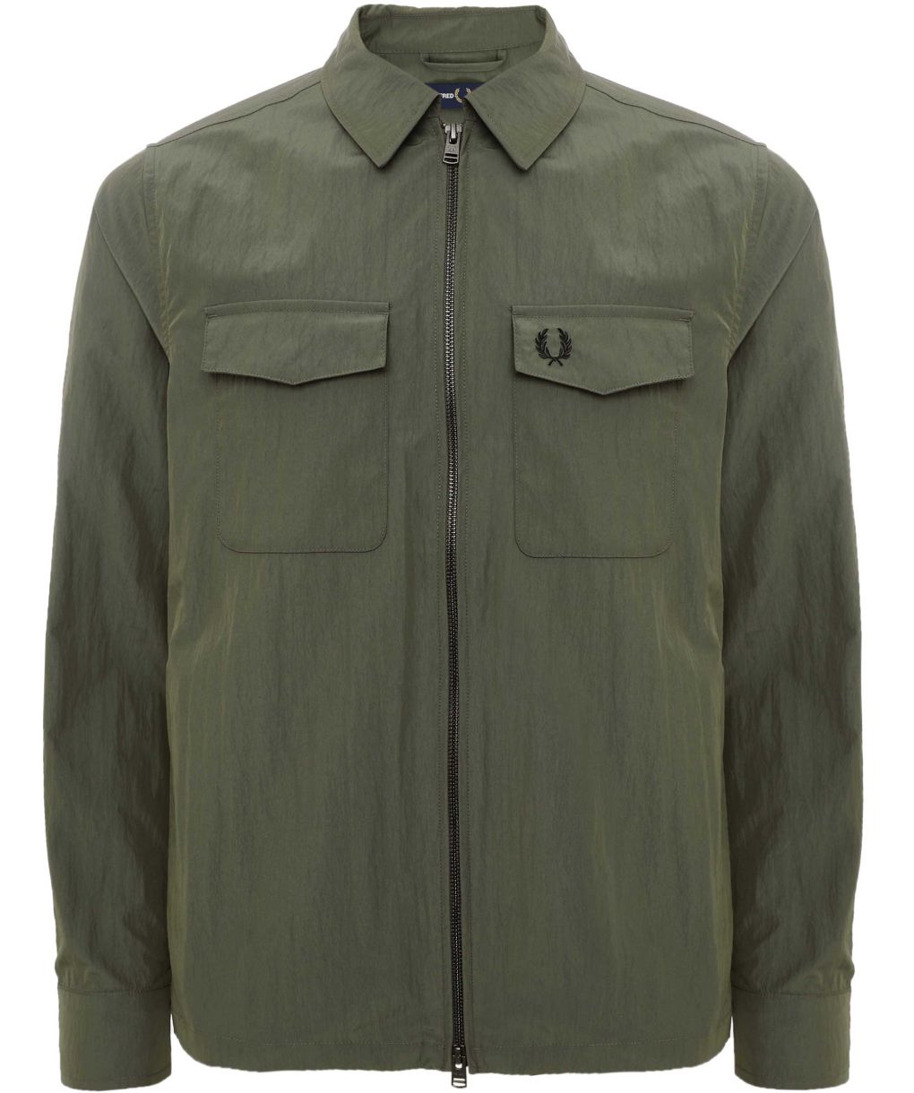 Fred Perry Textured Zip Overshirt