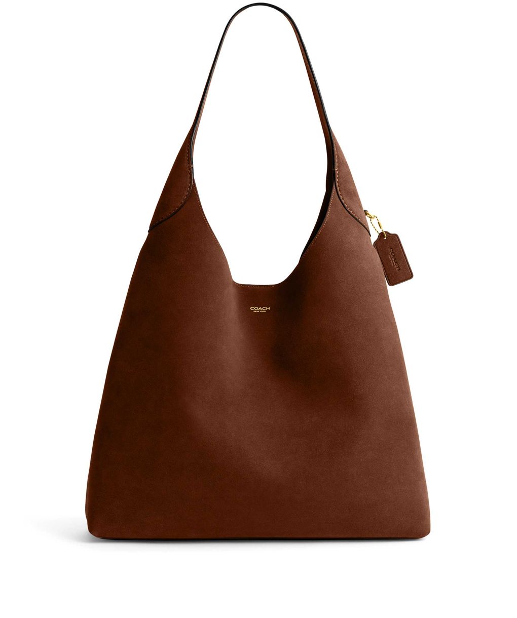 Coach Tan Suede Brooklyn Shoulder Bag 39
