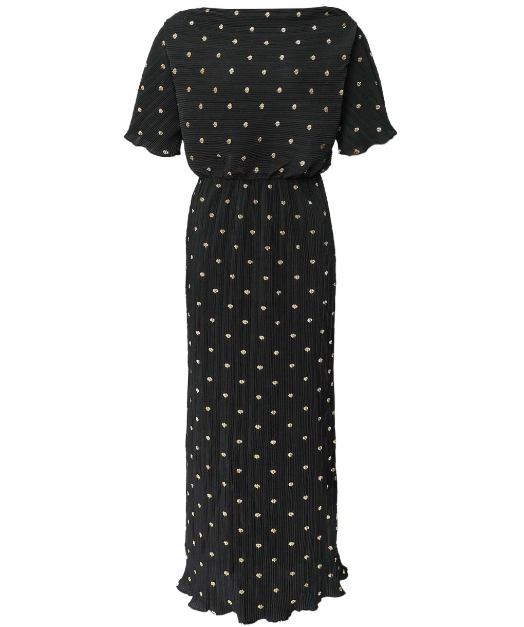 slim fit dress slacks Never Fully Dressed Plisse Mini Tilly Dress Colour : Black, Size : Small
