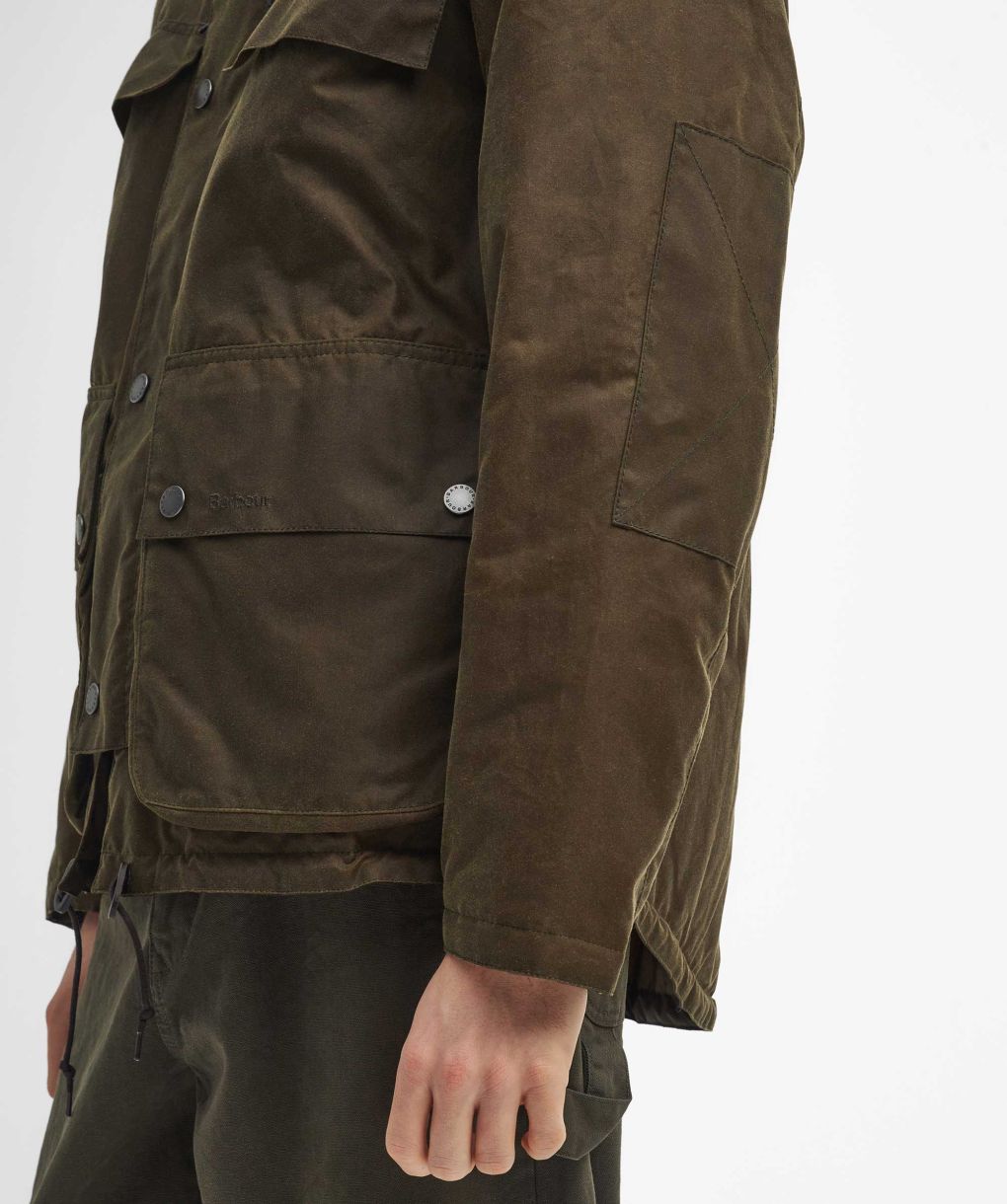 Barbour Re-Engineered Wax Durham Jacket at Jules B