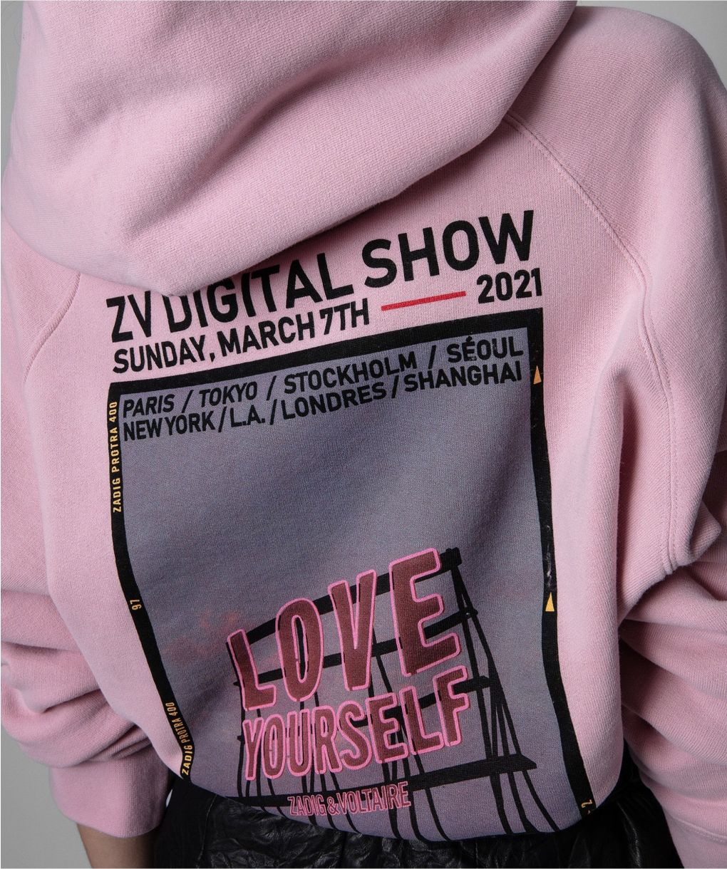 Zadig & Voltaire Pink Georgy Love Hoodie | Jules B