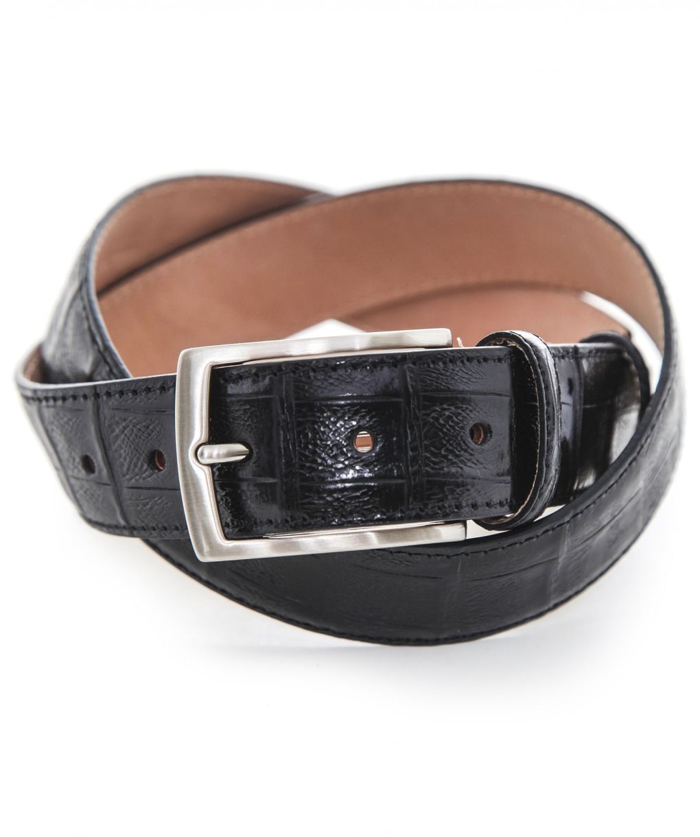 Leather Mock Croc Belt 35mm