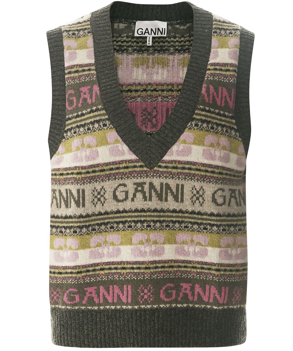 GANNI Wool Mix Vest Jules B