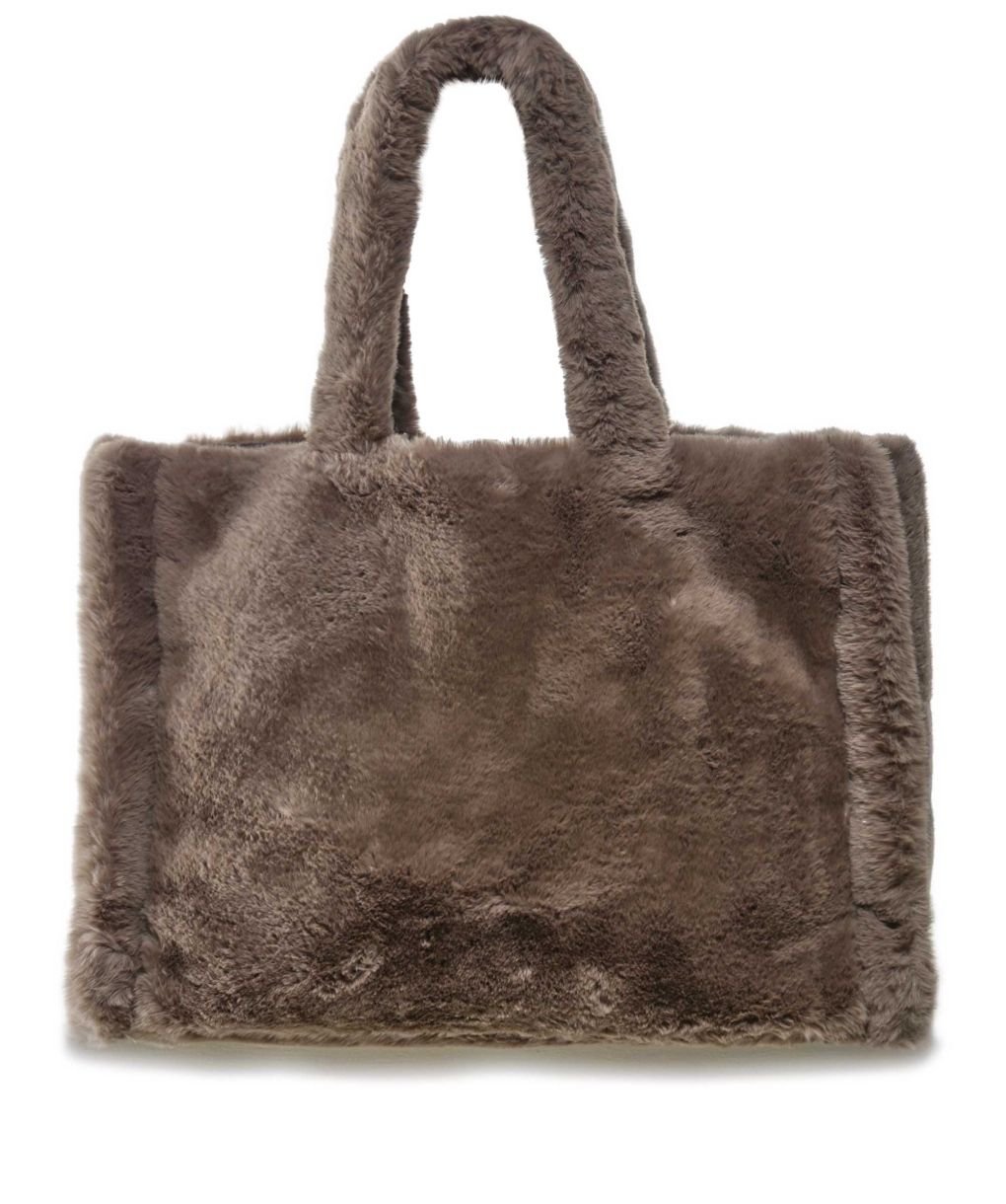 Rino & Pelle Joleen Faux Shearling Bum Bag Camel/cream main image 1