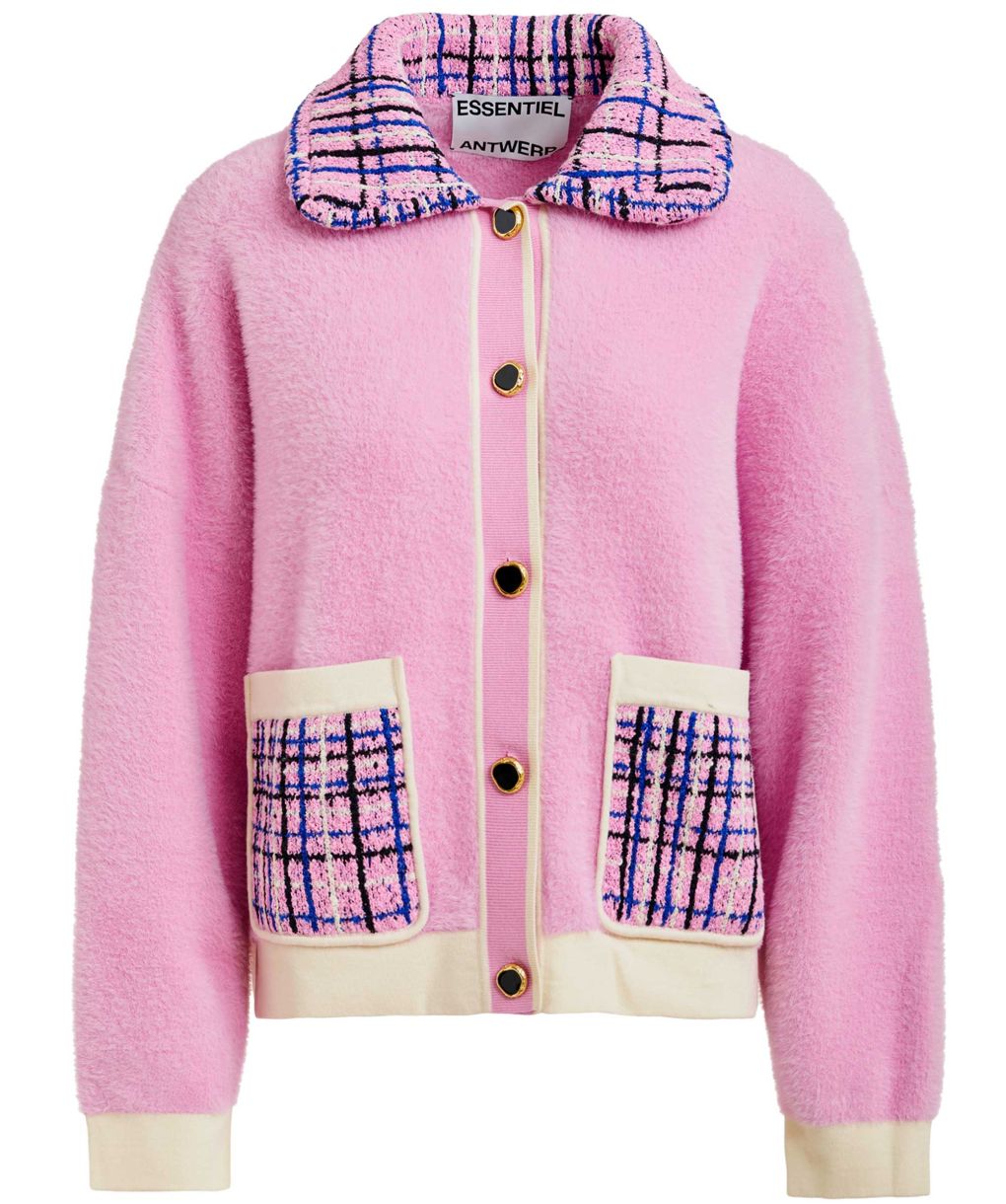 Essentiel Antwerp Joilu Knitted Textured Cardigan | Jules B