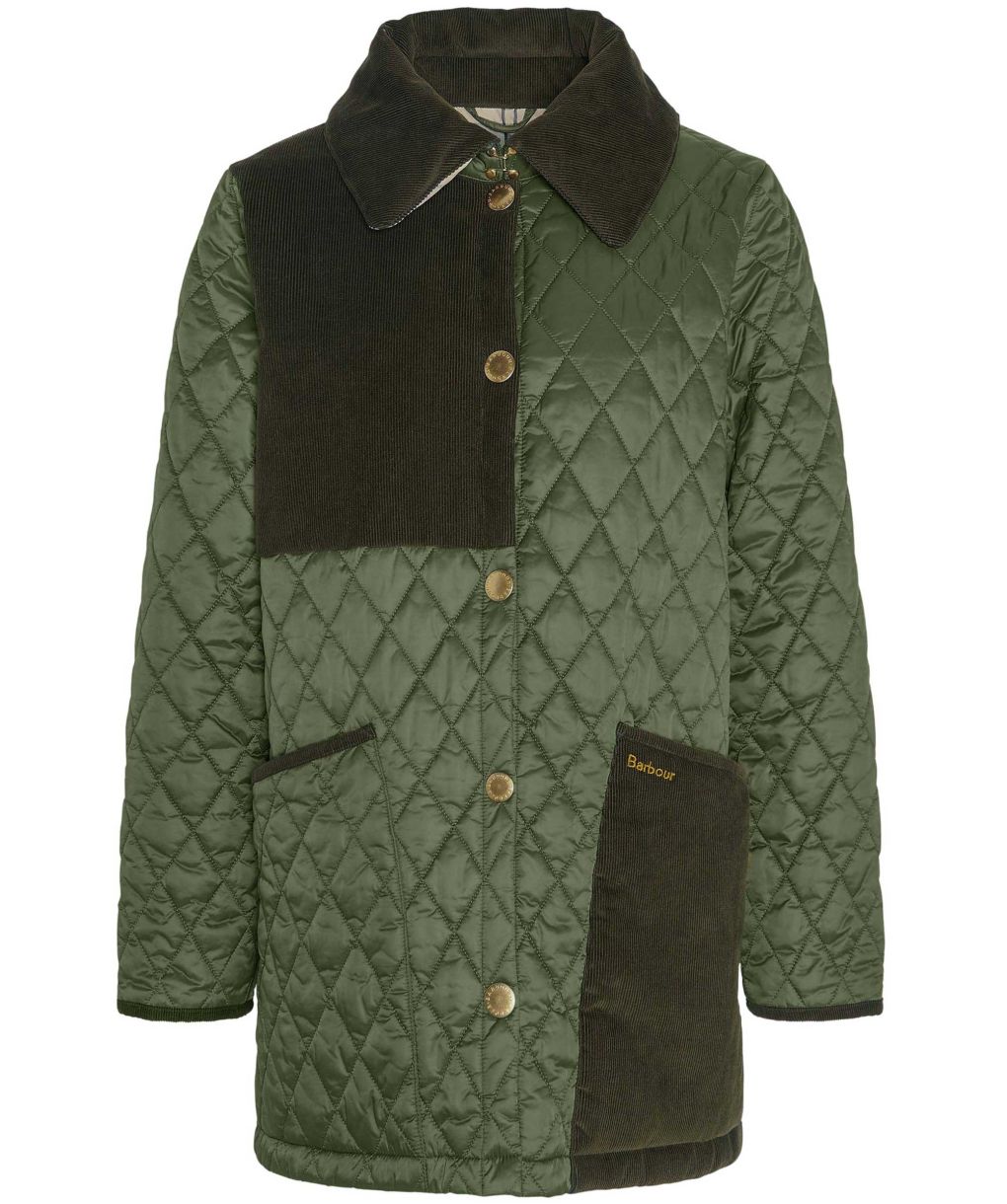 ジャケット Barbour Reeth Patchwork Quilted Jacket Barbour | Reeth Patchwork Quilted Jacket | Olive/Ancient