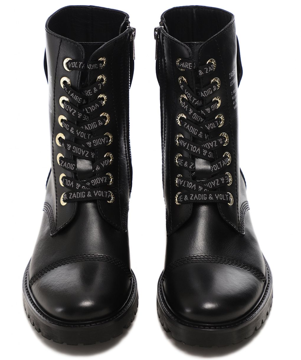 Zadig & Voltaire Black Joe Leather Boots | Jules B
