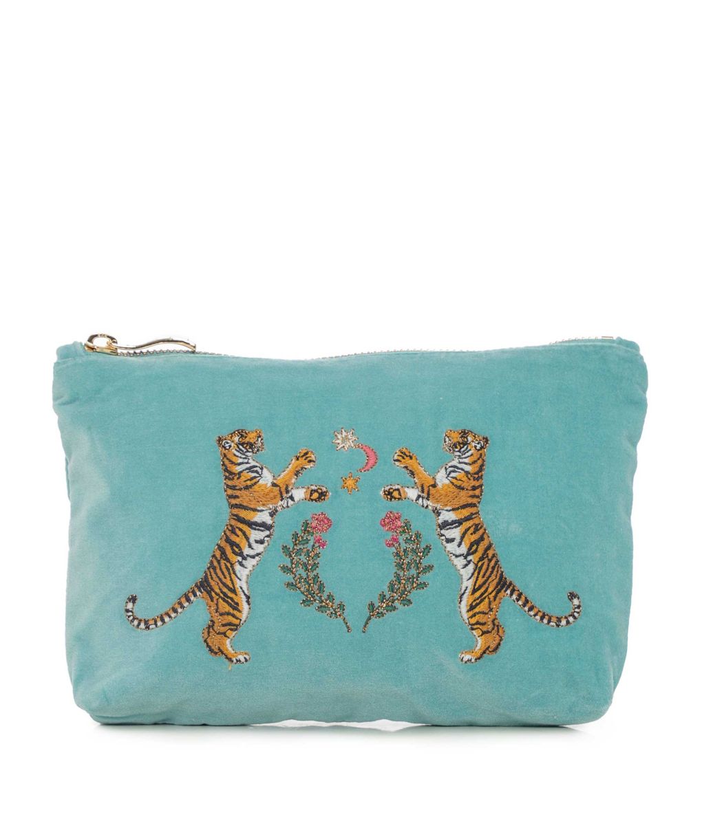 Elizabeth Scarlett Celestial Tiger Mini Pouch | Jules B