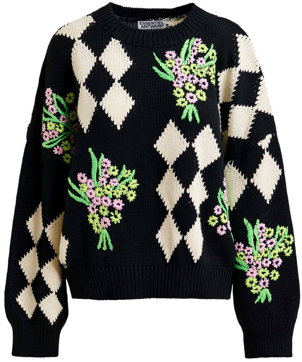 Essentiel Antwerp | Jactori Oversized Jacquard Knit Jumper