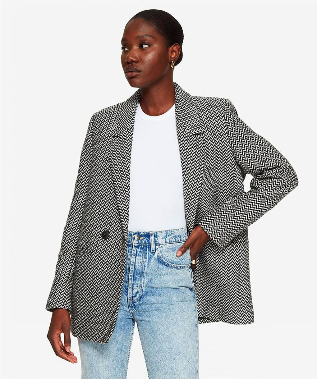anine bing fishbone blazer sale