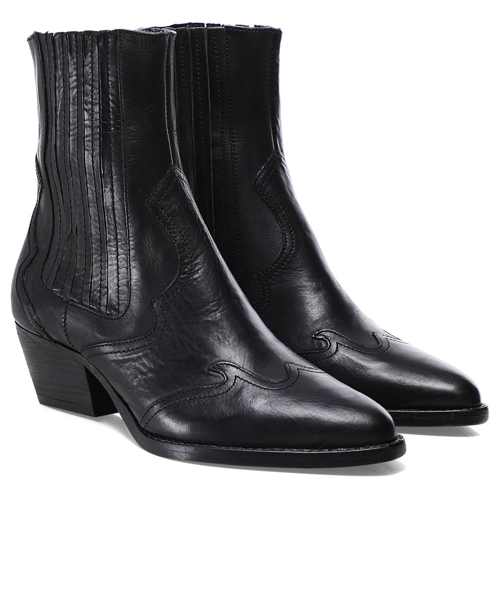 Hudson London Black Sienna Leather Chelsea Boots | Jules B