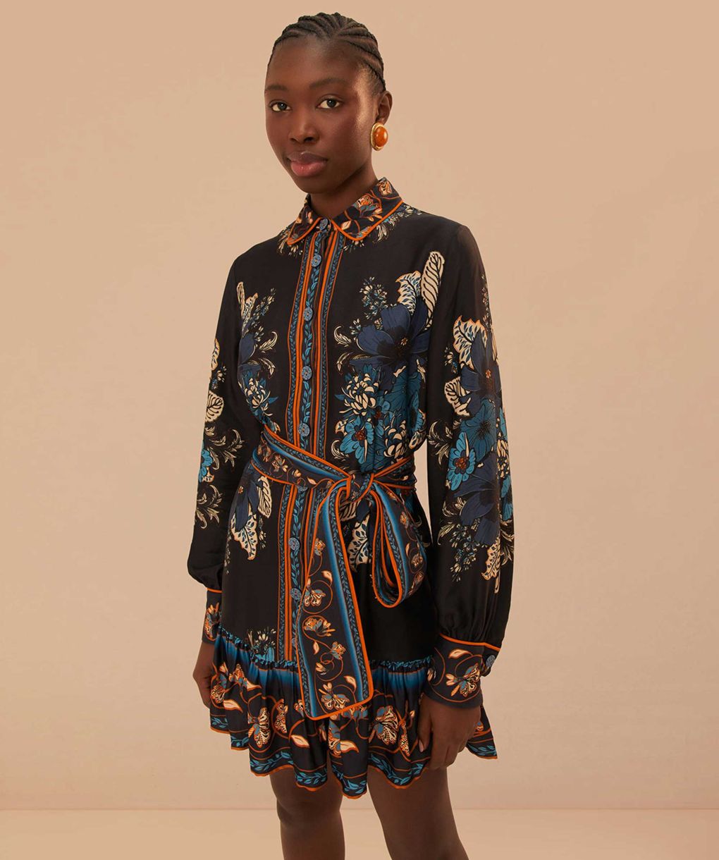 andmary Rio blouse set dress Black AND MARY Rio blouse set dress