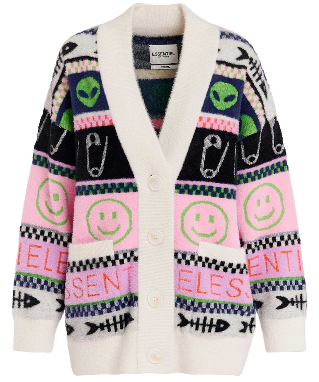 Essentiel Antwerp Intarsia Knitted Cardigan