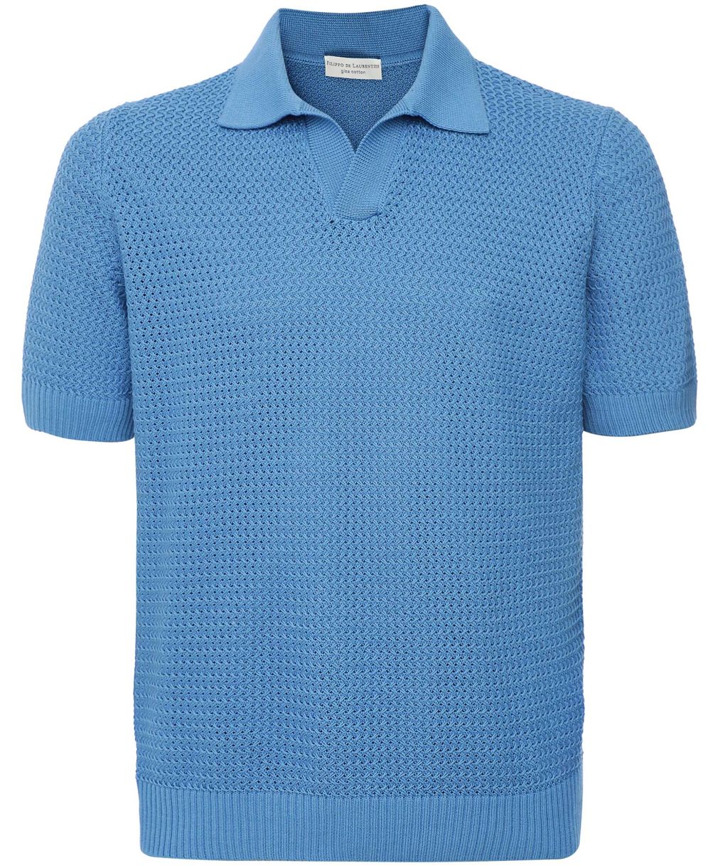 Filippo De Laurentiis Knitted Skipper Polo Shirt