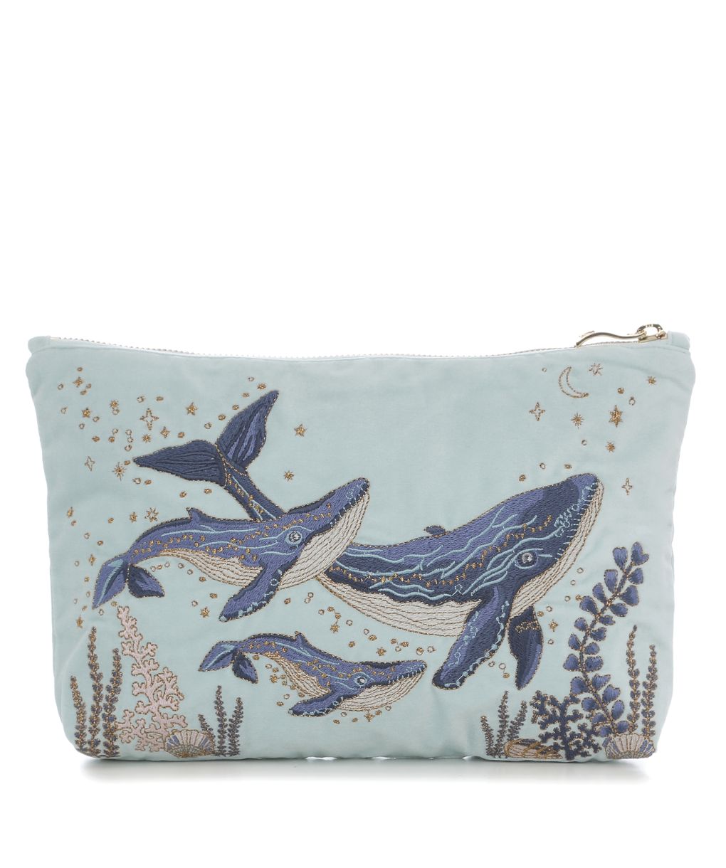 Elizabeth Scarlett Mystical Whale Everyday Pouch | Jules B
