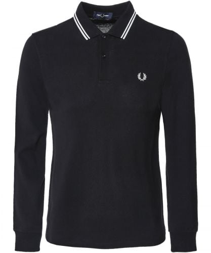 Fred Perry Long Sleeve Twin Tipped Polo Shirt M3636 102